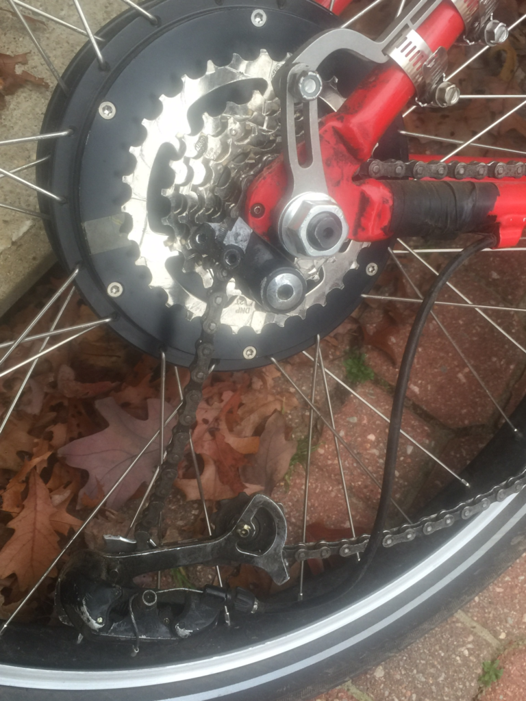 Snapped rear derailleur